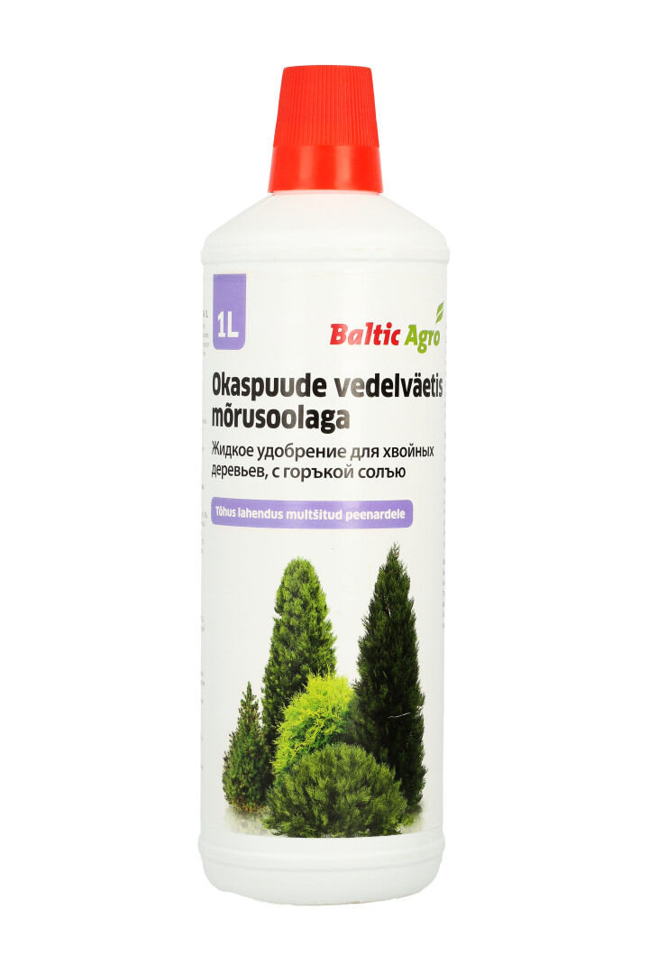 Šķidrais mēslojums skujkokiem Baltic Agro 1 l