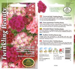 Suvifloks "Twinkling Beauty" KURZEMES SĒKLAS 0,3 g