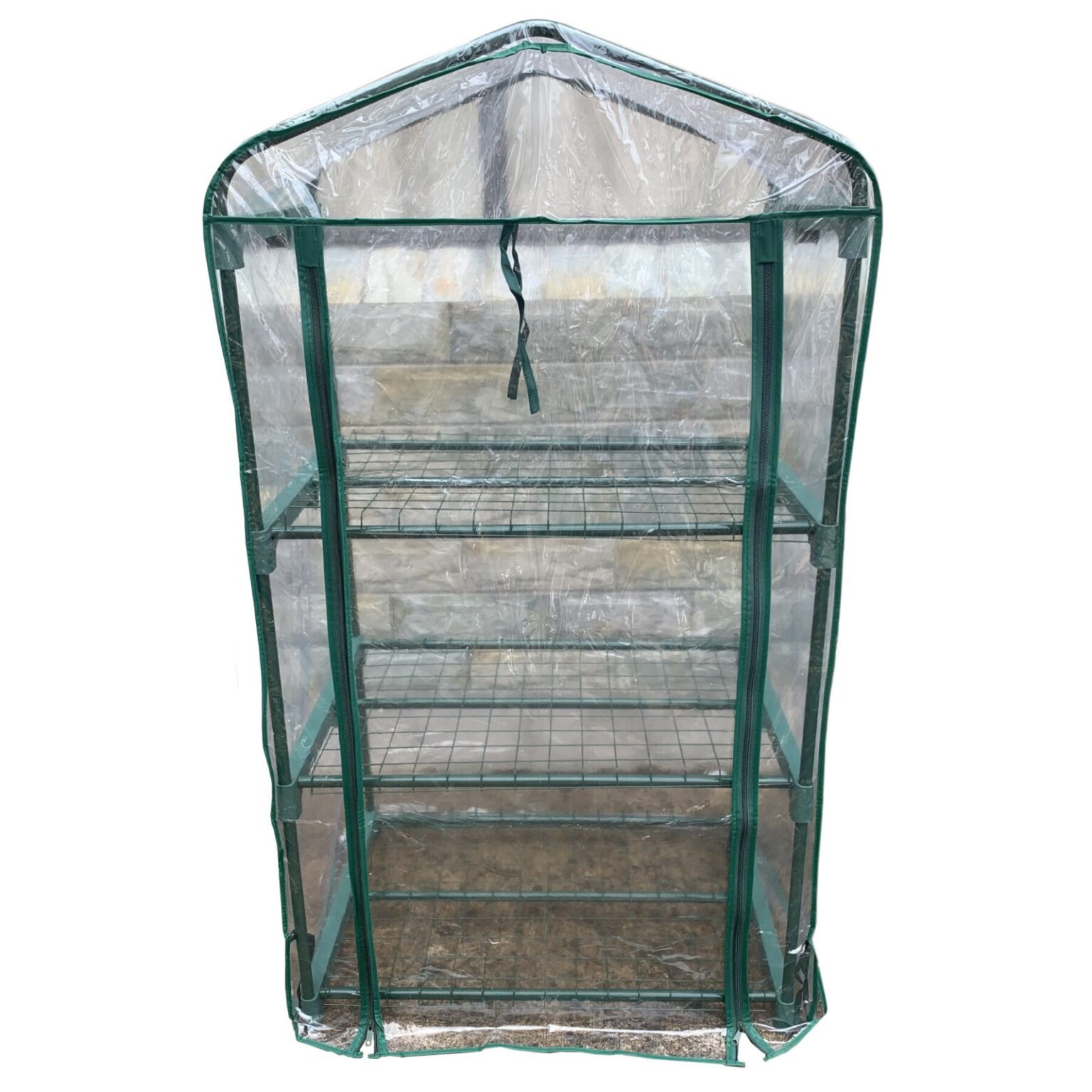 Mini greenhouse with 3 shelves