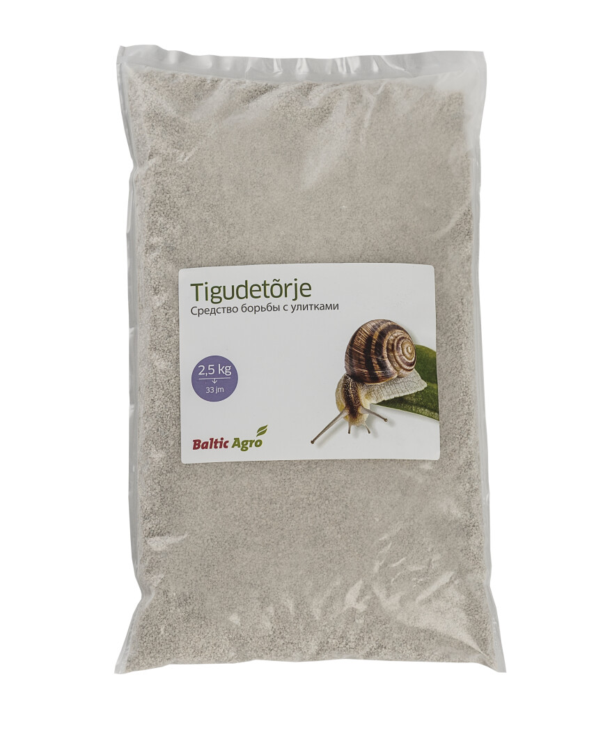 Природное средство от слизней, 2,5 кг, Baltic Agro