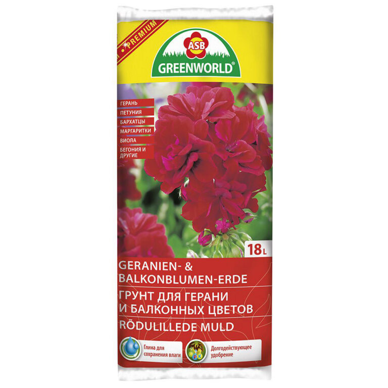 18 l balkonų gėlių dirvožemio GREENWORLD