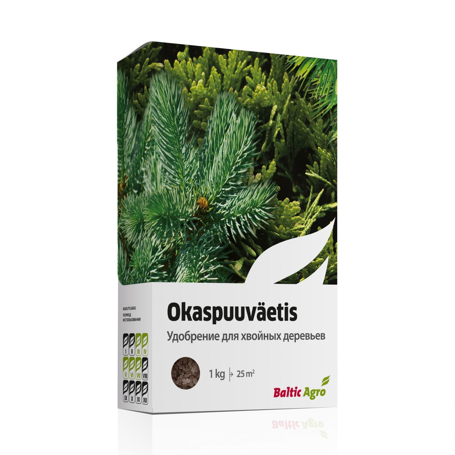Coniferous fertilizer in a box Baltic Agro 1 kg