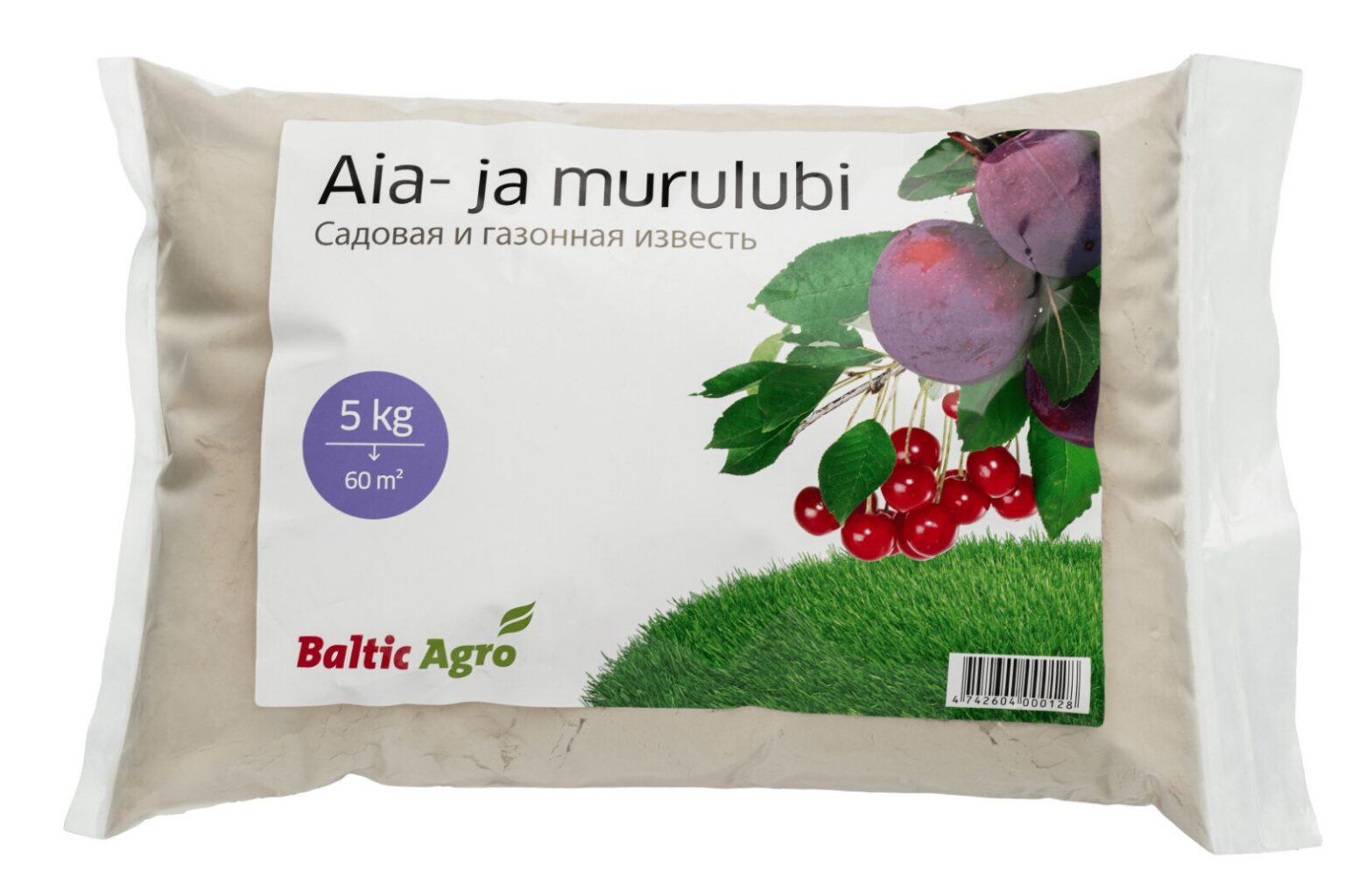 Известь садовая и газонная гранулированная, 5 кг, Baltic Agro