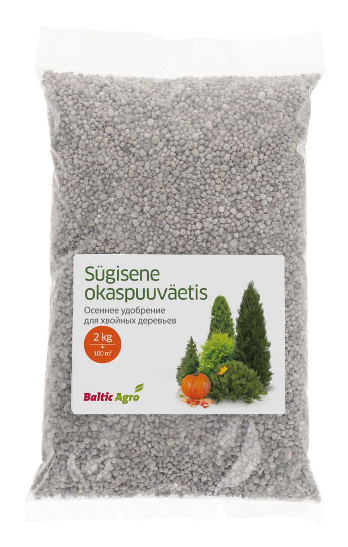 Rudeninės spygliuočių trąšos Baltic Agro 2 kg
