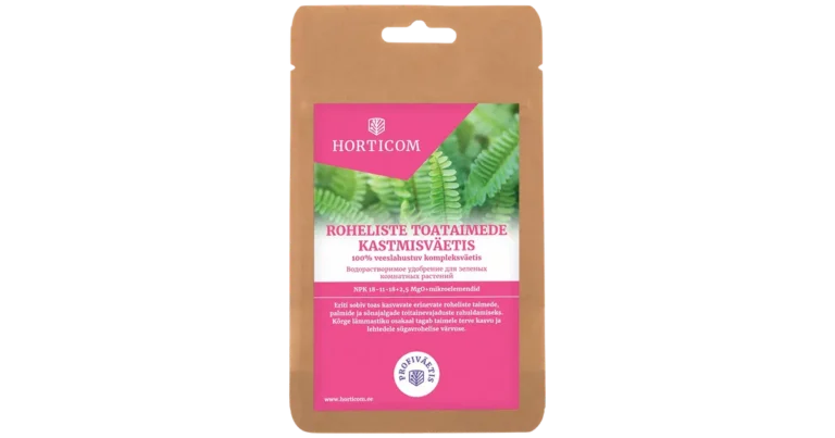 Roheliste toataimede kastmisväetis HORTICOM 100 g