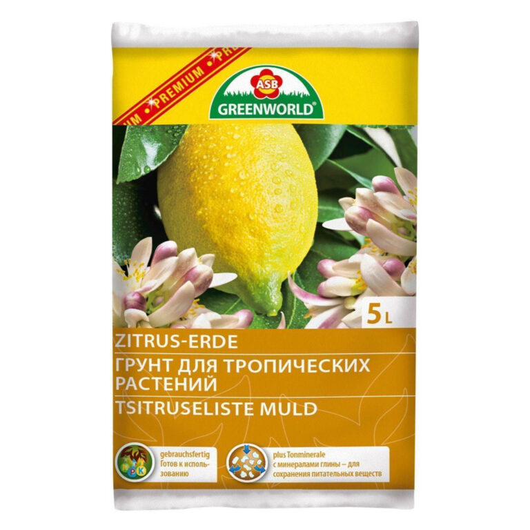 Citrusinių vaisių dirvožemis GREENWORLD 5 l