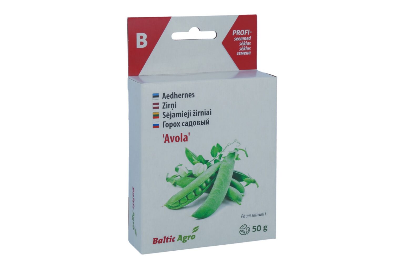 Dārza zirņi "Avola" Baltic Agro 50 g