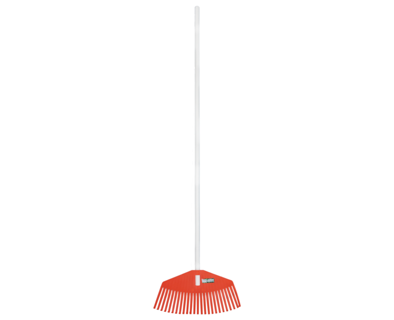 Lawn rake "NYLON" 44 cm with wooden handle