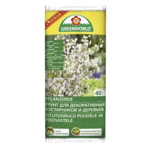 Vazoninis dirvožemis medžiams ir krūmams GREENWORLD 40 l