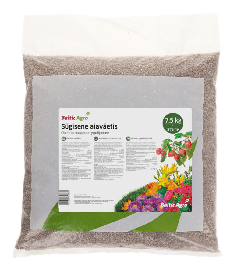 Rudeninės sodo trąšos Baltic Agro 7,5 kg