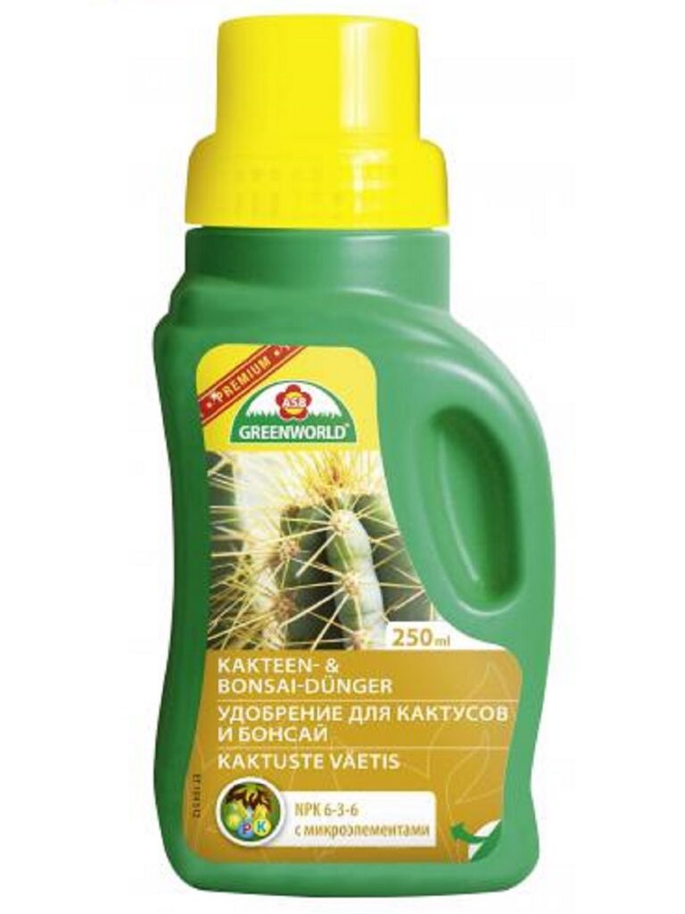 Kaktuse väetis Greenworld 250 ml