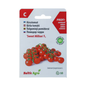 Vyšniniai pomidorai "Sweet Million F1" Baltic Agro 10 sėklų
