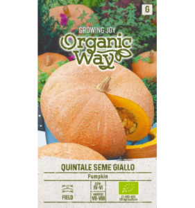 Ķirbju "Quintale Seme Giallo" Organic Way 2 g