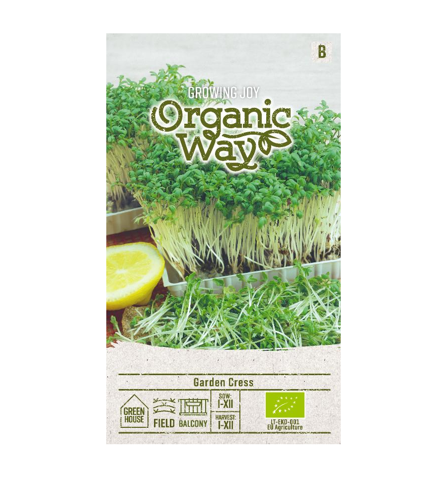 Микрозелень Кресс-салат "Caligola" Organic Way 50 г