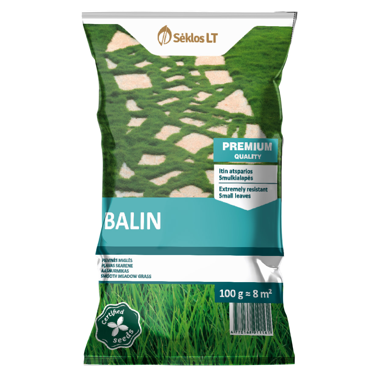 Aasnurmikas Balin Seklos LT 100 g