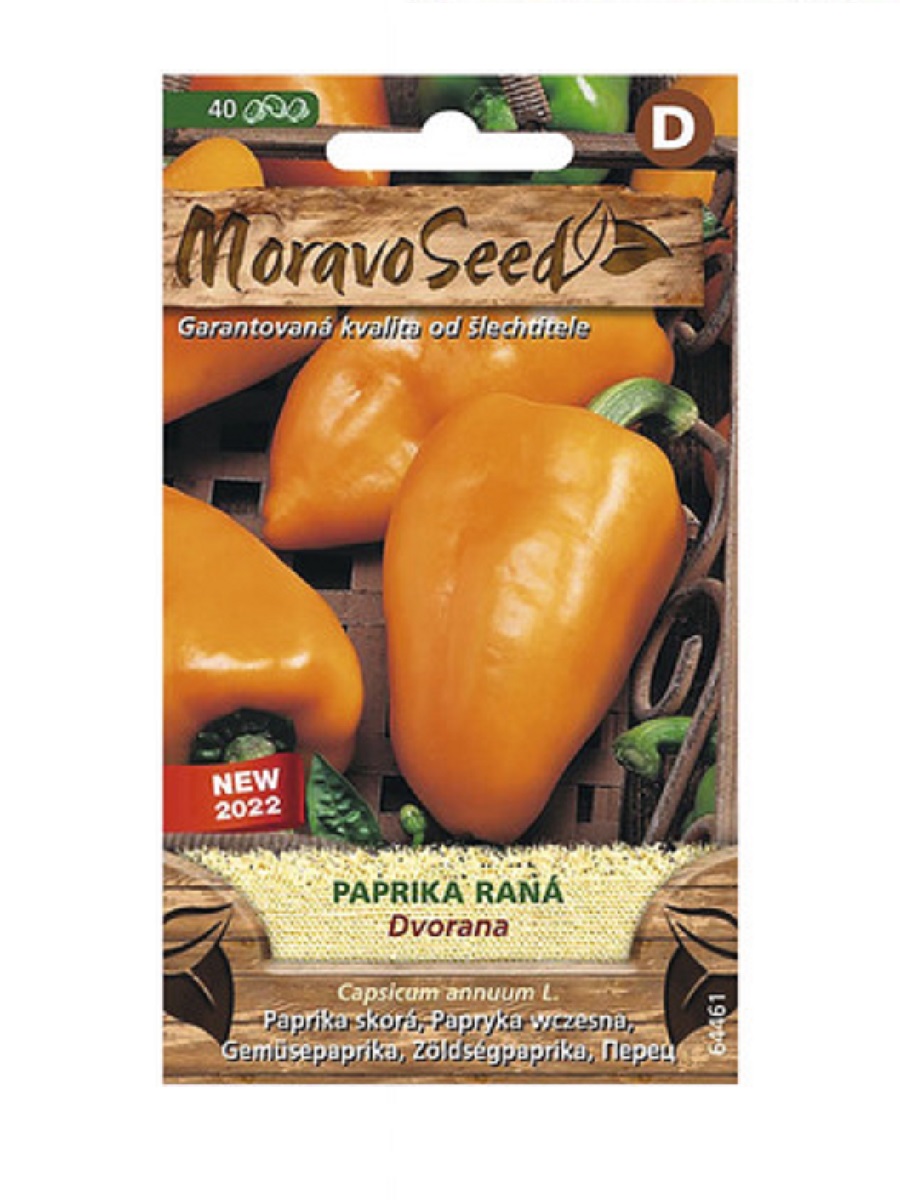 Paprika "Dvorana" Moravo Seed 40 siementä
