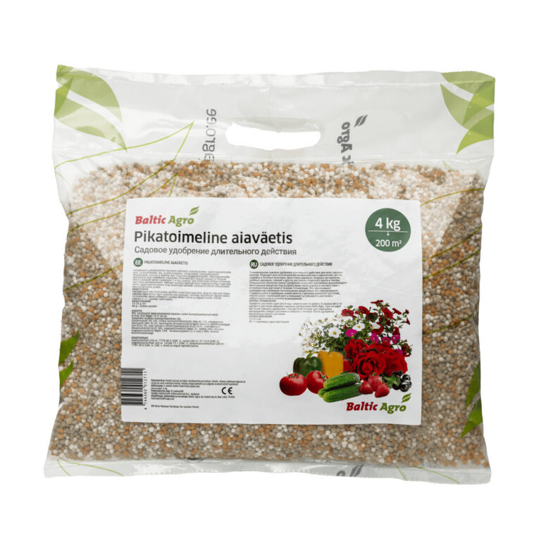 Ilgstošas iedarbības mēslojums Baltic Agro 4 kg