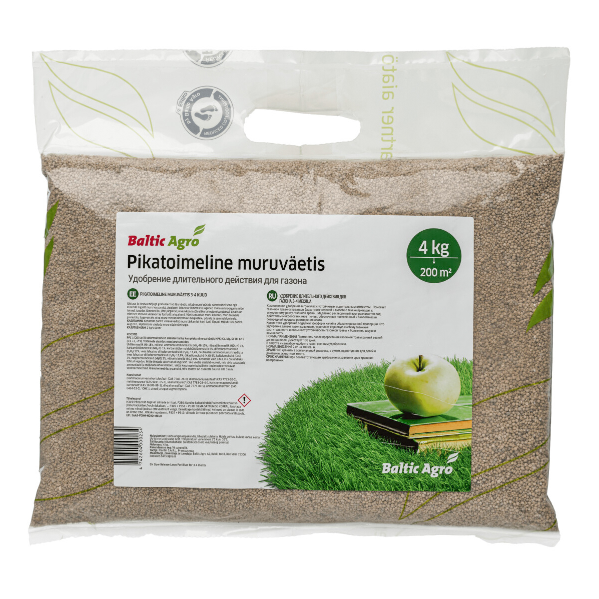 Ilgo poveikio vejos trąšos Baltic Agro 4 kg