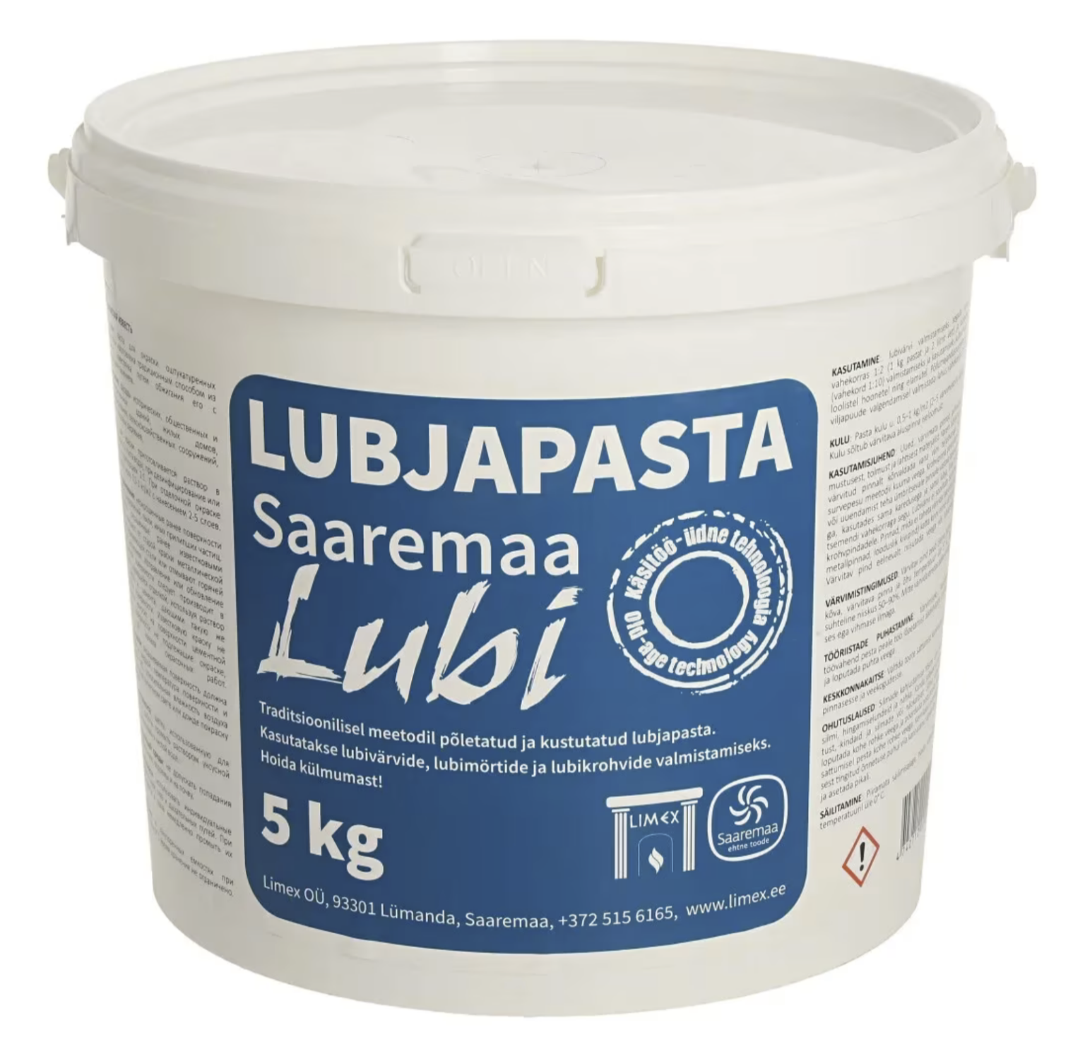 Lubjapasta Saaremaa Lubi 5 kg