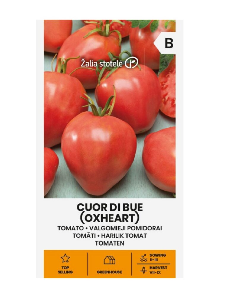 Tomat "Cuor di Bue (Oxheart)" Žalia stotele 0,1 g