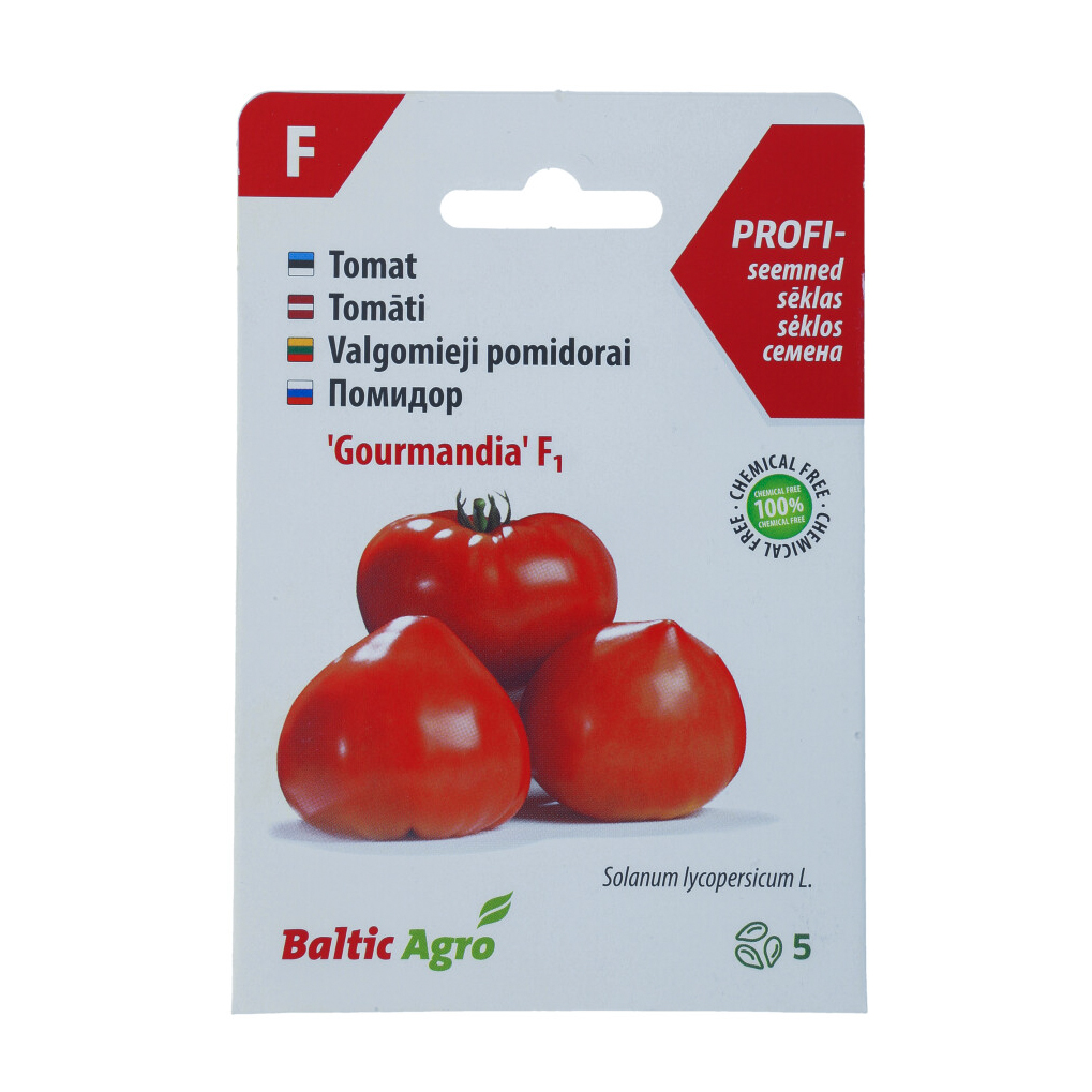 Tomāts "Gourmandia" Baltic Agro 5 sēklas