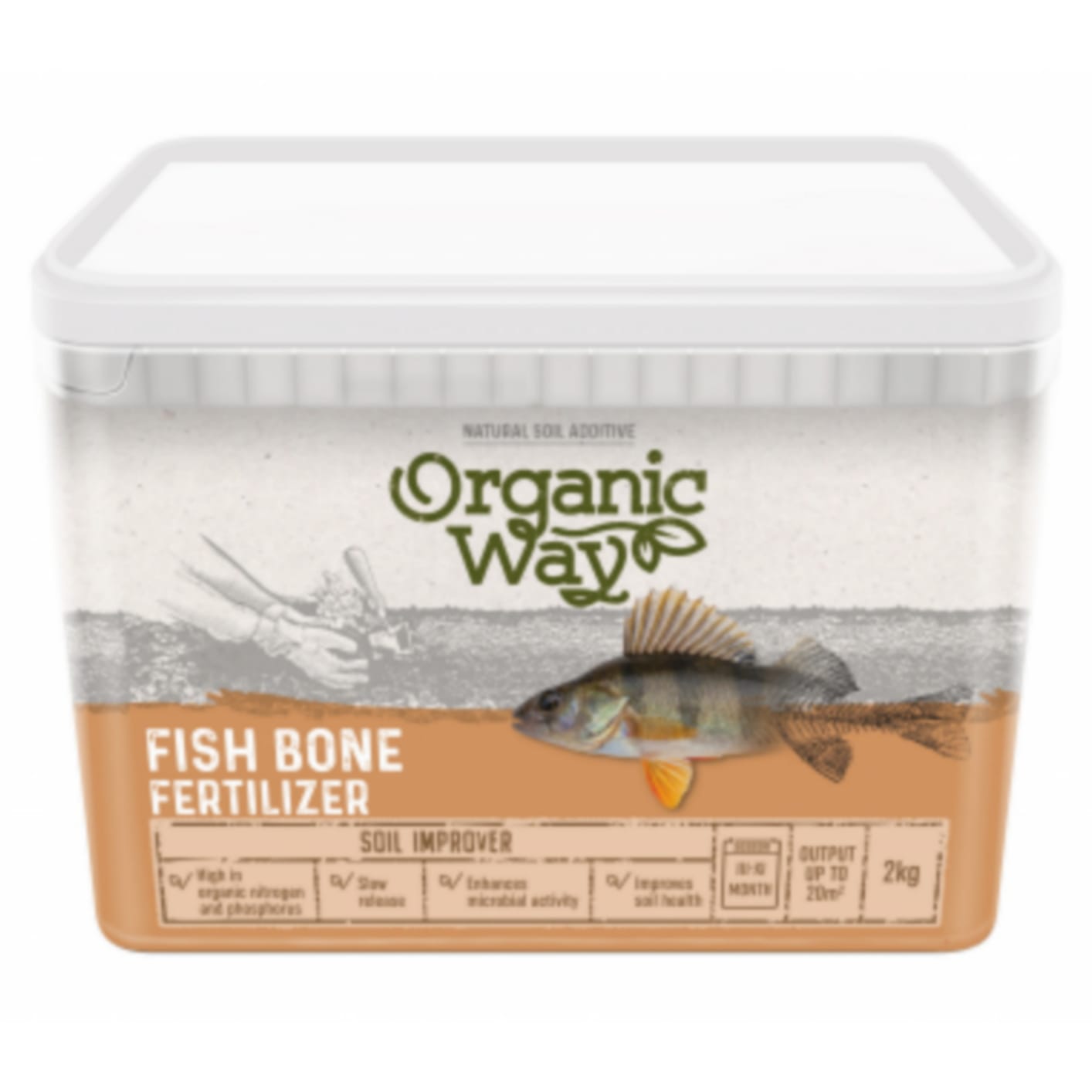 Žuvų kaulų trąšos Organic Way 2kg