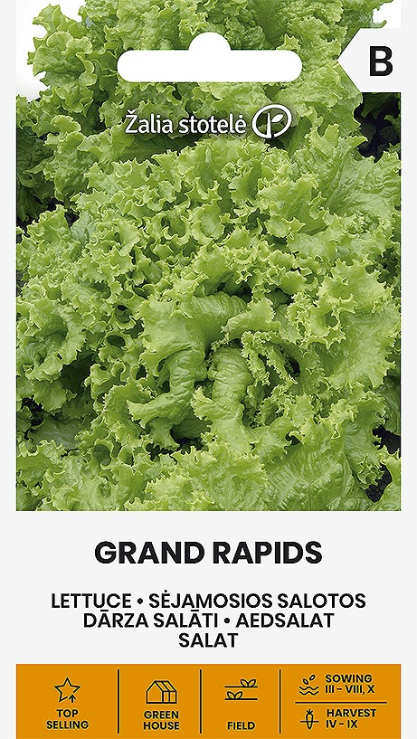 Puutarhasalaatti "Grand Rapids" 2g Agronom