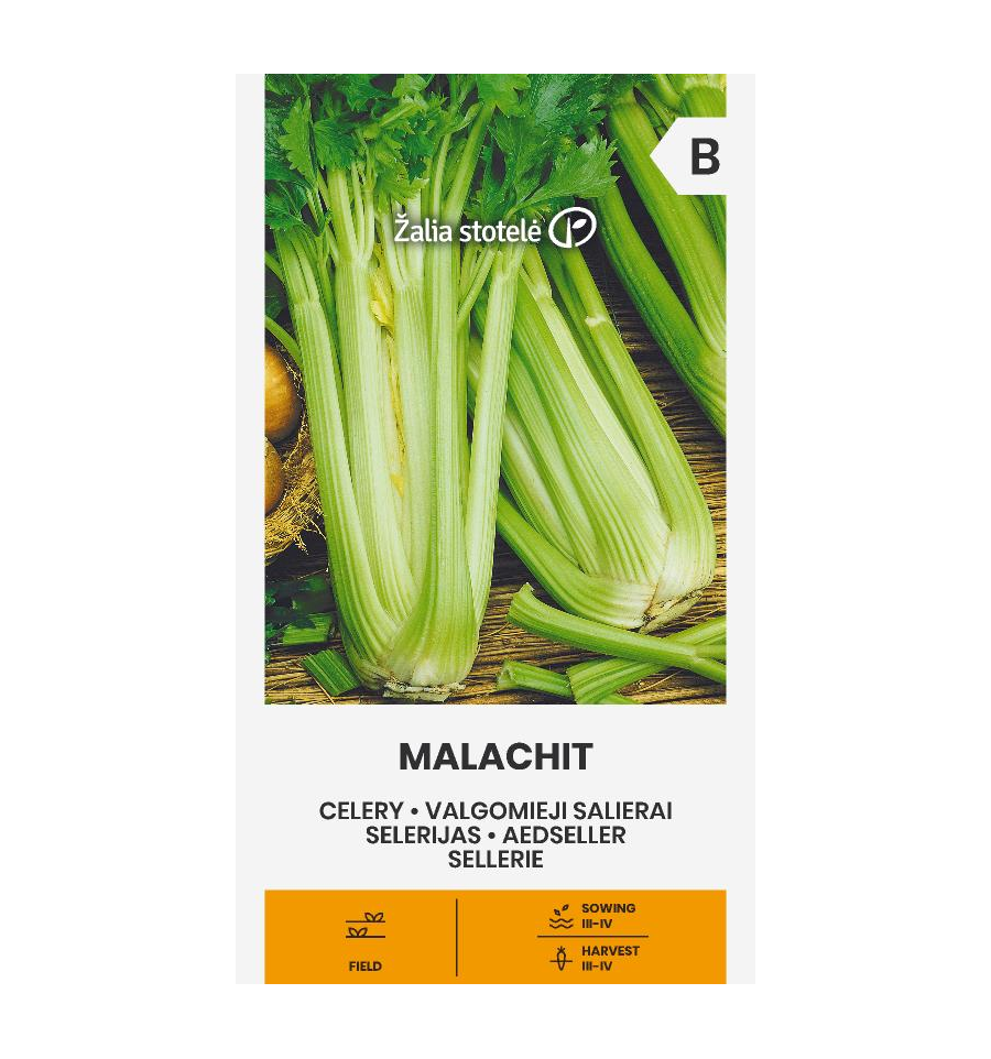 Puutarhaselleri "Malachit" Žalia stotele 0,2 g