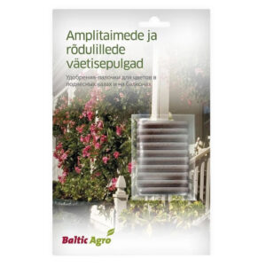 Lannoitetikut amppelikasveille ja parvekekukille Baltic Agro 100 g
