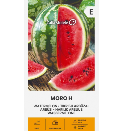 Vesimeloni "Moro H" Žalia stotele 1 g