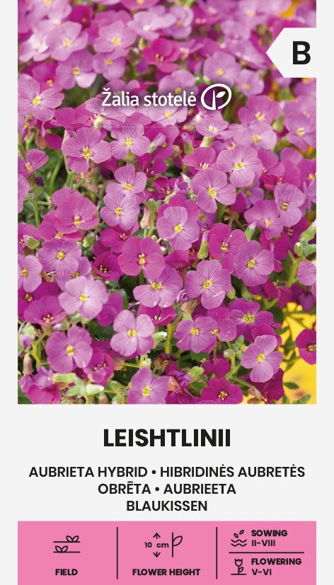 Aubrieta "Leishtlinii" Žalia stotele 0,1 g