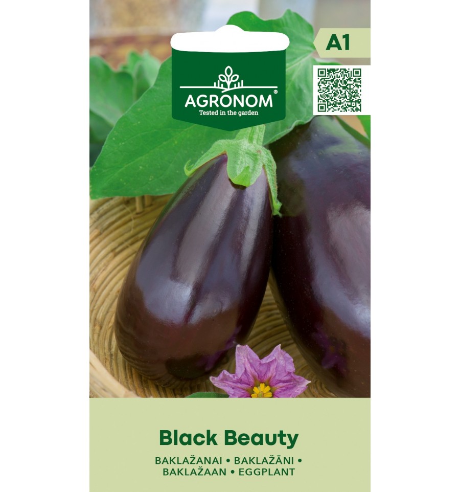 Баклажан "Black Beauty" AGRONOM 0,2 г