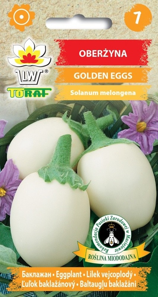 Baklažaan "Golden Eggs" Toraf 0,1 g