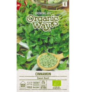 Vürtsbasiilik "Cinnamon" Organic Way 0,5 g