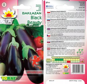 Baklažaan "Black Beauty" Toraf 1 g