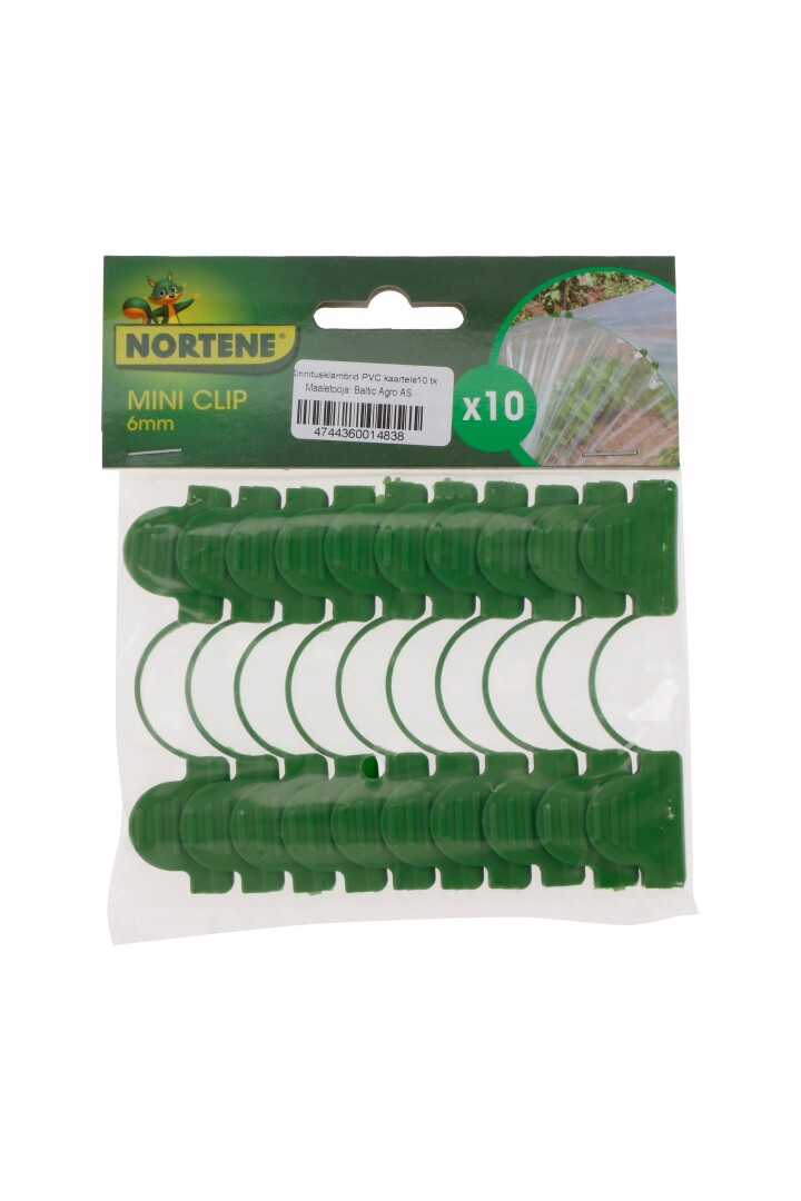 Kiinnitysklipsit PVC -kaarelle 10 kpl Baltic Agro