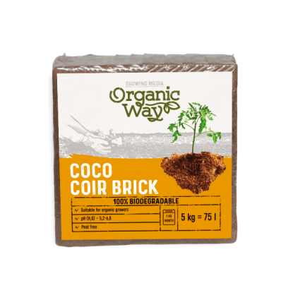 Coco coir brick Organic Way 5 kg