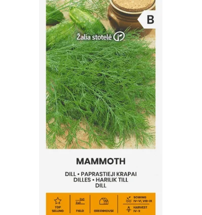 Tilli "Mammoth" Žalia stotele 8 g