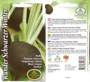 Black radish "Runder Schwarzer Winter" 5 g