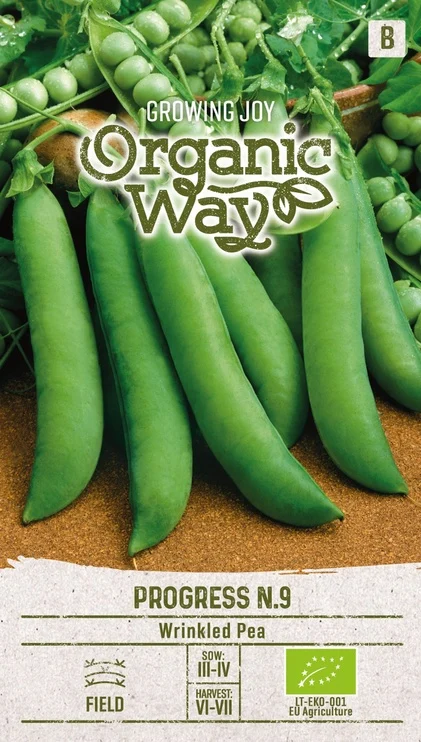 Зеленый горошек "Progress N.9" Organic Way 8 г