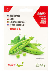 Dārza zirņi "Utrillo F1" Baltic Agro 60 sēklas