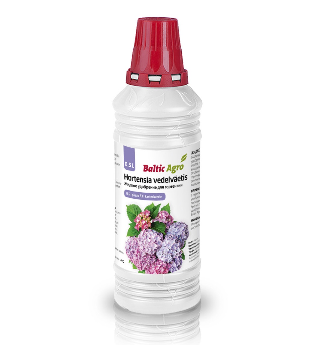Hortensia nestemäinen lannoite Baltic Agro 0,5 l