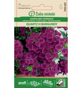 Aed-raudürt "Quartz H Burgundy" Žalia stotele 15 s.