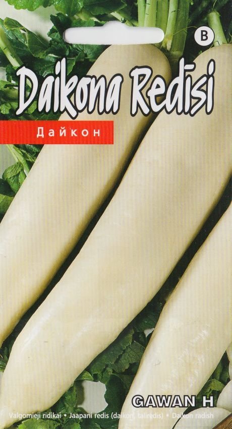 Daikon "Gawan H" 1,5 g KURZEMES SĒKLAS