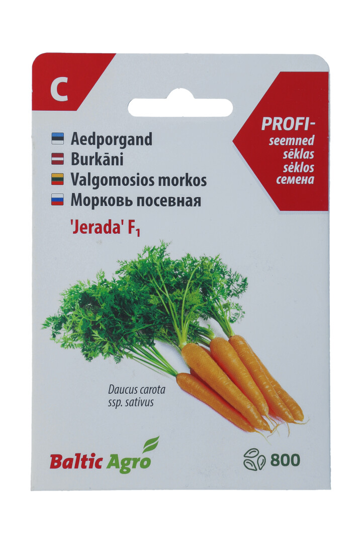 Burkāns "Jerada F1" Baltic Agro 800 sēklas