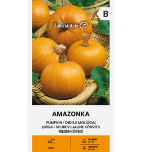 Lielaugļu ķirbis "Amazonka" Žalia stotele 1,7 g