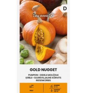 Lielaugļu ķirbis "Gold Nugget" Žalia stotele 1 g