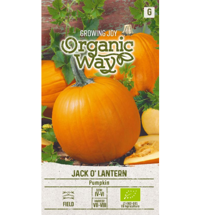 Тыква "Jack O'Lantern" от Organic Way, 2 г