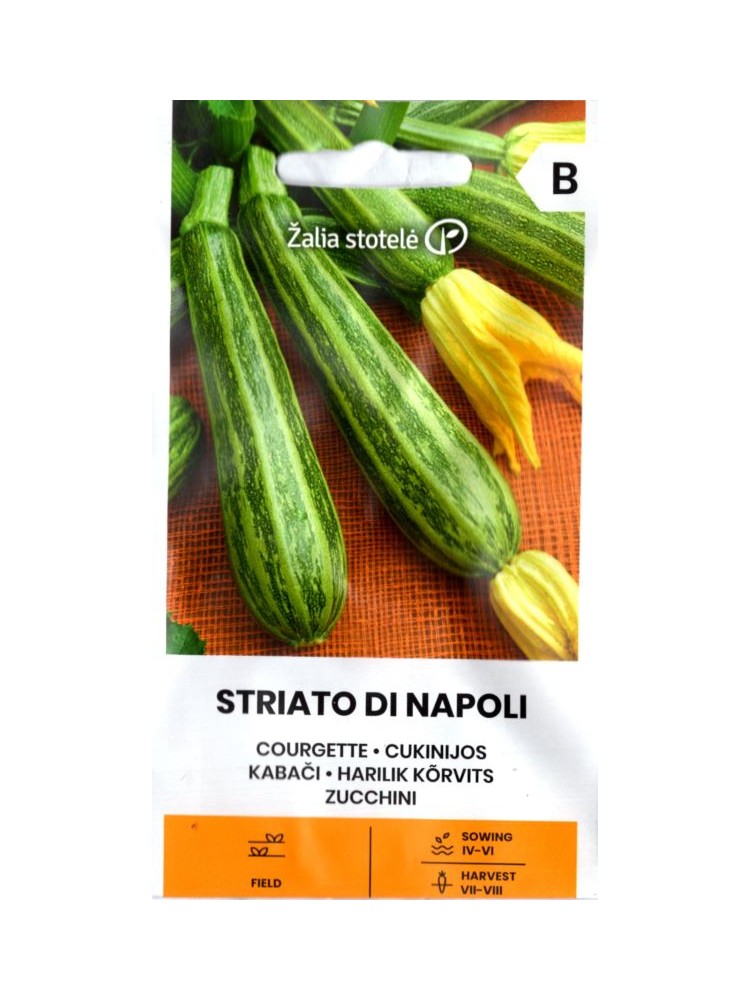Moliūgas "Striato di Napoli" Žalia stotele 2 g