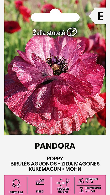 Мак-самосейка "Pandora" Žalia stotele 0,2 г
